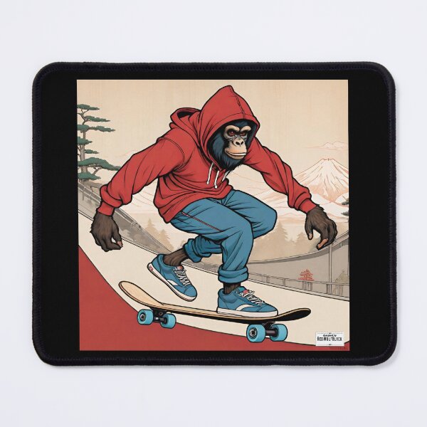 Item preview, Gorilla red Japan style 4 skater designed and sold by RedWolfDisigne.