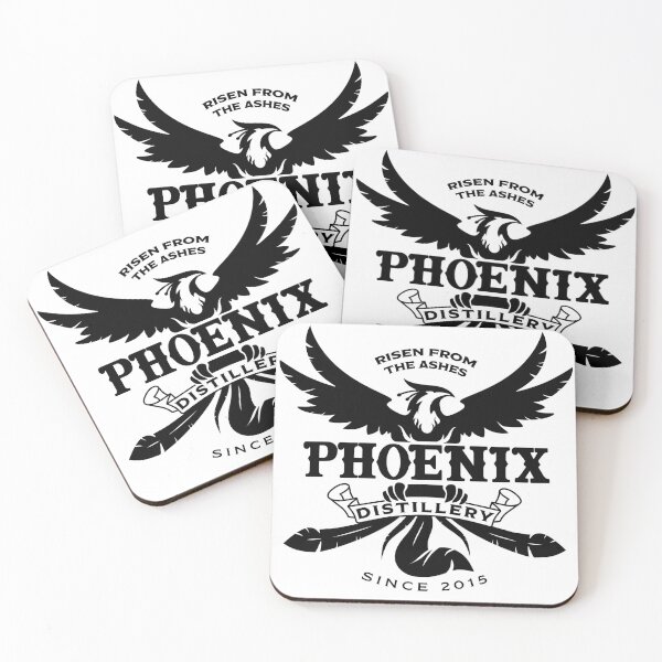 Item preview, Logo of the Phoenix Distillery B/W designed and sold by Fenlyl.