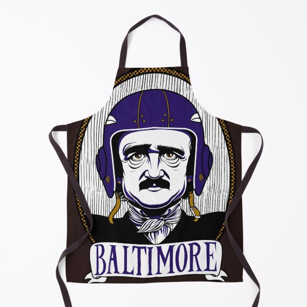 Item preview, Baltimore Ravin' - Edgar Allan Poe Ravens Baltimore Football T-shirt designed and sold by Emilutean.