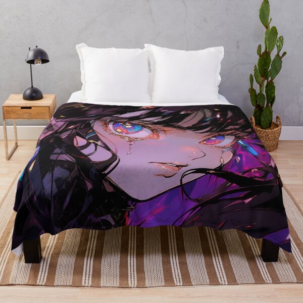 Item preview, Vibrant Tearful Nocturne Anime Girl designed and sold by bubblegoth.