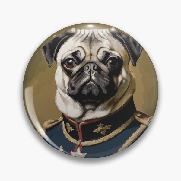 Item preview, Pug Pet Portrait designed and sold by CreatorStudios.