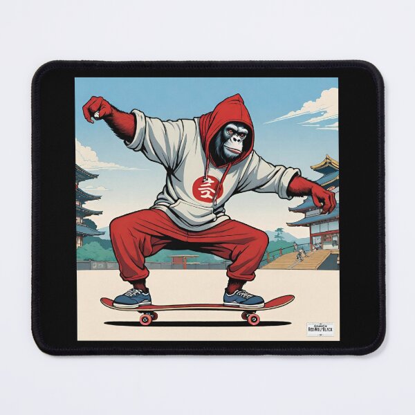 Item preview, Gorilla red Japan style 5 skater designed and sold by RedWolfDisigne.
