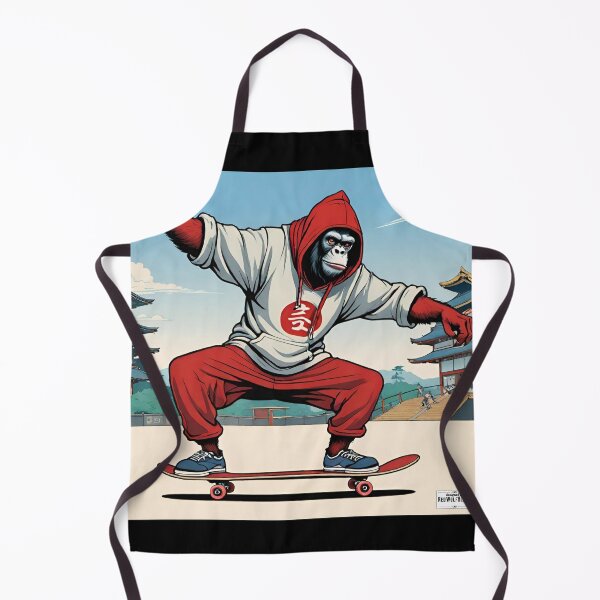 Item preview, Gorilla red Japan style 5 skater designed and sold by RedWolfDisigne.