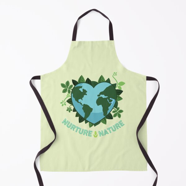 Item preview, Nurture Nature, Love Earth Save the Earth Go Green. Earth Day April 22 | Heart Shaped World Globe with Leaves Earth Day Awareness designed and sold by moproconcepts.