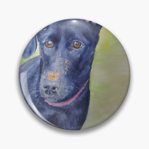 Item preview, Molly the lab mix oil painting designed and sold by Rons ArtWorks.