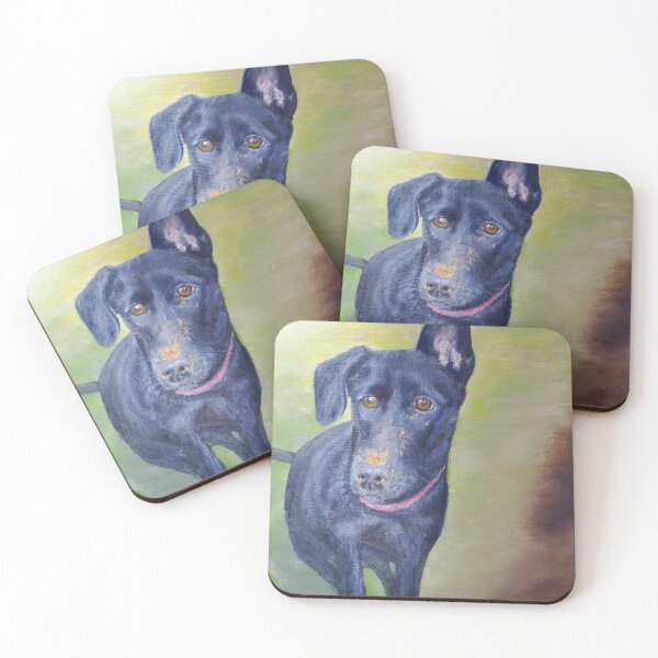 Item preview, Molly the lab mix oil painting designed and sold by Rons ArtWorks.