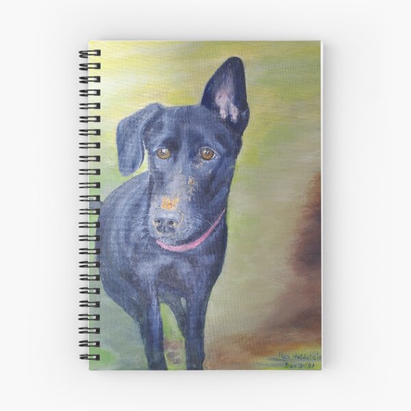 Item preview, Molly the lab mix oil painting designed and sold by Rons ArtWorks.