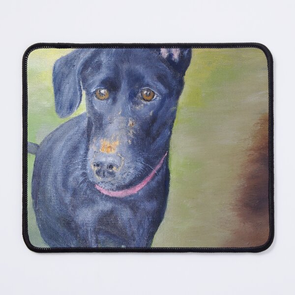 Item preview, Molly the lab mix oil painting designed and sold by Rons ArtWorks.