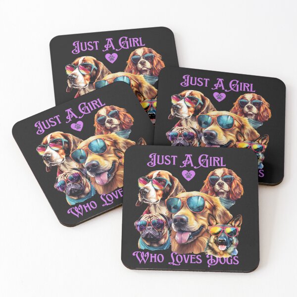 Item preview, Just A Girl Who Loves Dogs designed and sold by AlienOccupation.