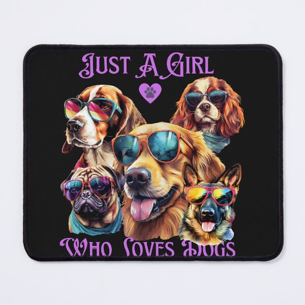 Item preview, Just A Girl Who Loves Dogs designed and sold by AlienOccupation.