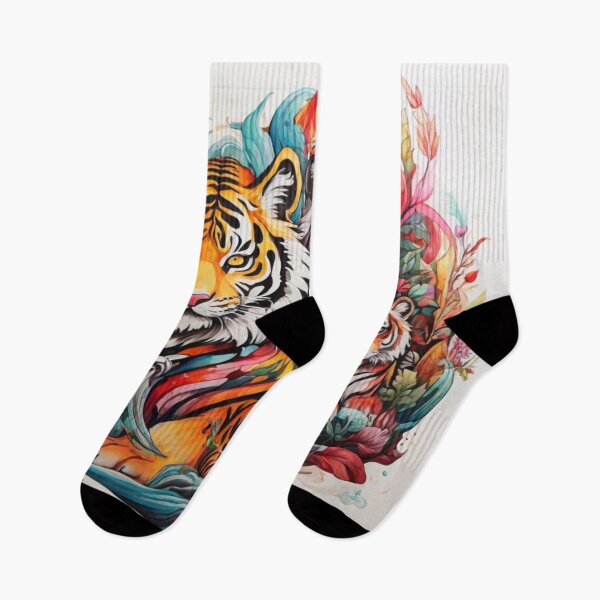 Item preview, Tiger doodle art designed and sold by shokA Design.