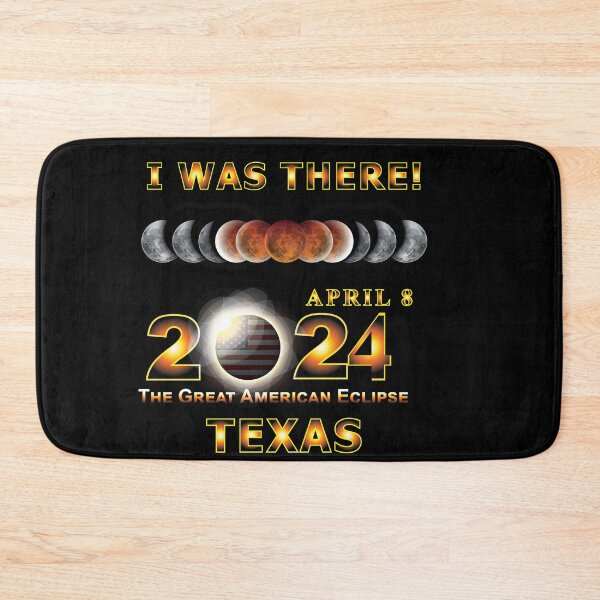 Item preview, Total Eclipse - 2024 - I was There w Yellow Outline - Texas designed and sold by Military Insignia Products.