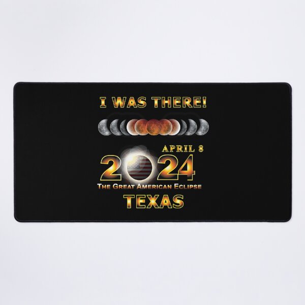 Item preview, Total Eclipse - 2024 - I was There w Yellow Outline - Texas designed and sold by Military Insignia Products.