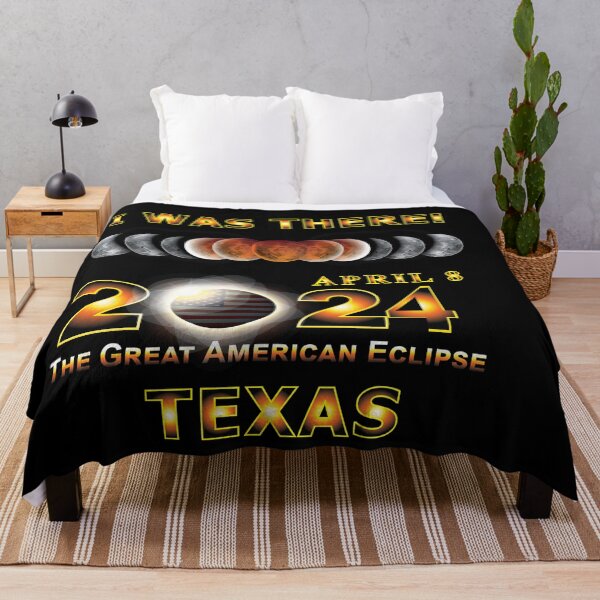 Item preview, Total Eclipse - 2024 - I was There w Yellow Outline - Texas designed and sold by Military Insignia Products.