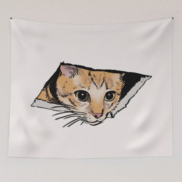 Item preview, Ransroom draws the ceiling cat meme / funny animal meme designed and sold by RansRoom.