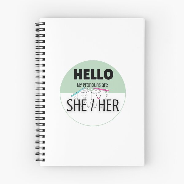 Item preview, Pronoun Badge for Dental Care Professionals | SHE/HER Green designed and sold by TheFamilyVan.