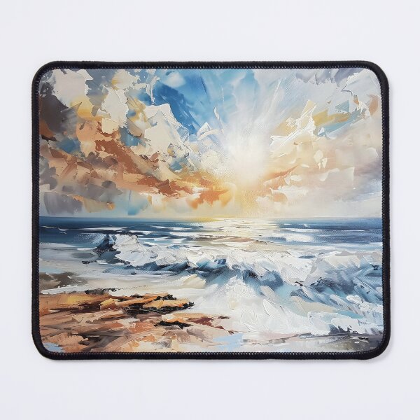 Item preview, Sunset on the beach painting designed and sold by KarloCuki.