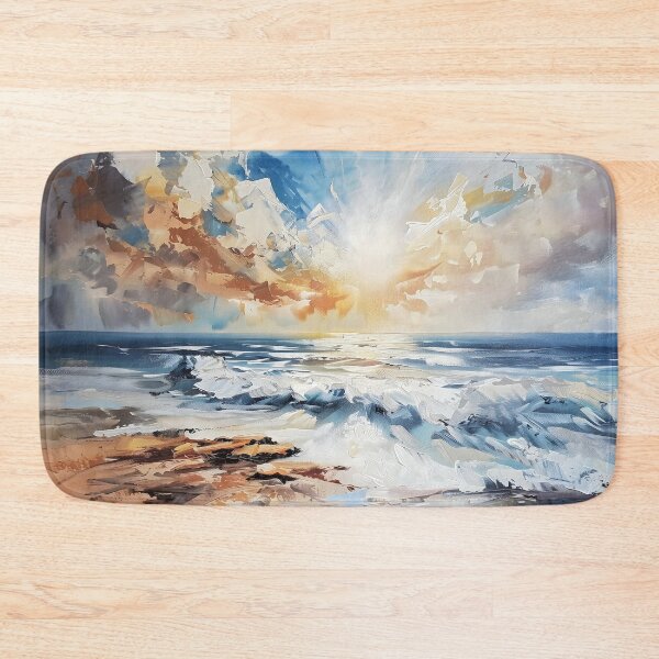 Item preview, Sunset on the beach painting designed and sold by KarloCuki.