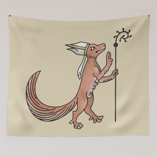 Item preview, Medieval Marginalia Fox Pope designed and sold by MargiKnights.