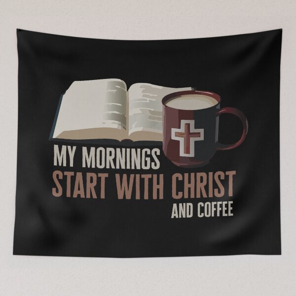 Item preview, Christ and Coffee Morning Bible Reading designed and sold by WBGraphix.