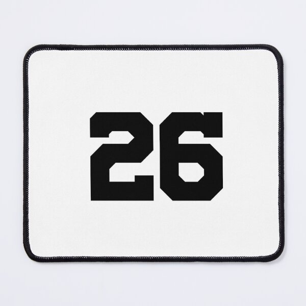 Item preview, 26, twenty-six, black, University designed and sold by Numbers-Art.