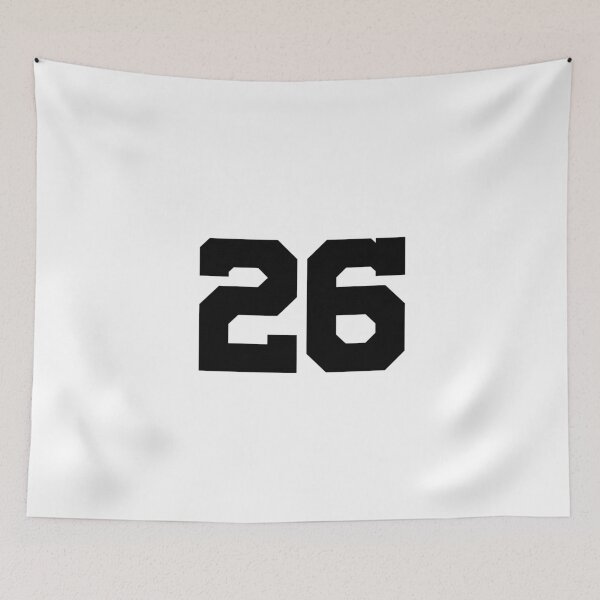 Item preview, 26, twenty-six, black, University designed and sold by Numbers-Art.