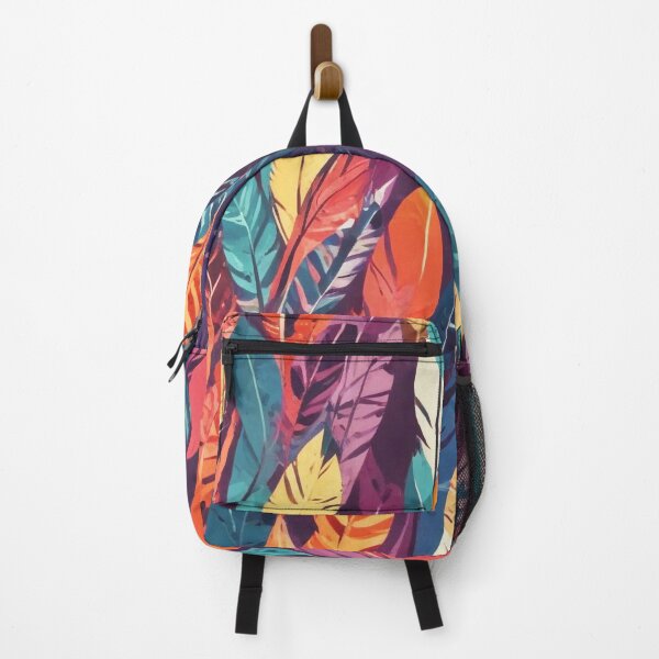 Item preview, beautiful colorful bird feather seamless pattern designed and sold by Anshu3813.