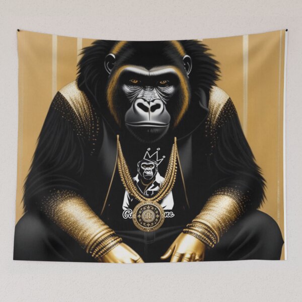Item preview, Gorilla hip-hop artist  designed and sold by Roxburylane.
