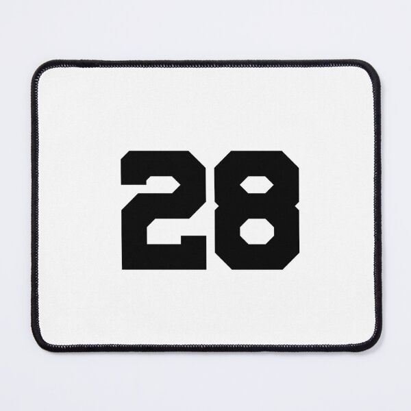 Item preview, 28, twenty-eight, black, University designed and sold by Numbers-Art.