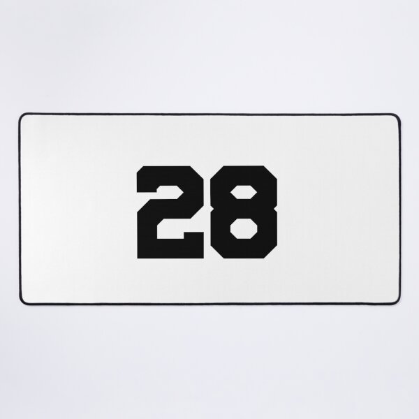 Item preview, 28, twenty-eight, black, University designed and sold by Numbers-Art.