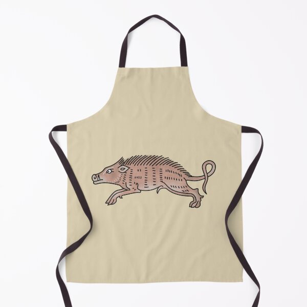 Item preview, Medieval Marginalia Boar designed and sold by MargiKnights.