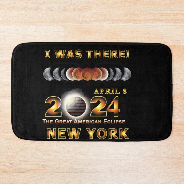 Item preview, Total Eclipse - 2024 - I was There w Yellow Outline - NEW YORK designed and sold by Military Insignia Products.