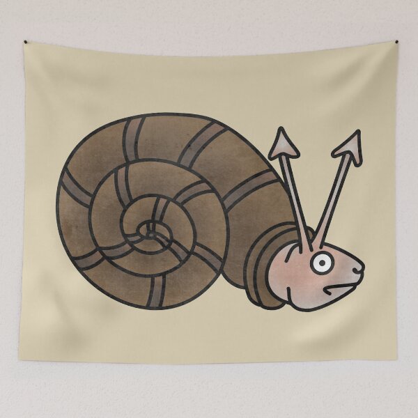 Item preview, Medieval Marginalia Weird Snail designed and sold by MargiKnights.