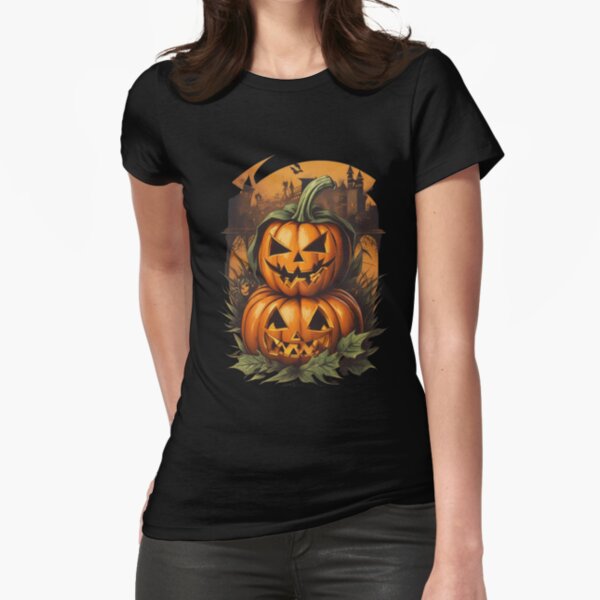 Item preview, Halloween pumpkins scary pumpkins designed and sold by Ecmoprints.