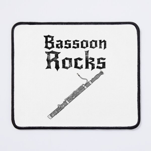 Item preview, Bassoon Rocks, Bassoonist Woodwind Player Heavy Rock Musician designed and sold by doodlerob.