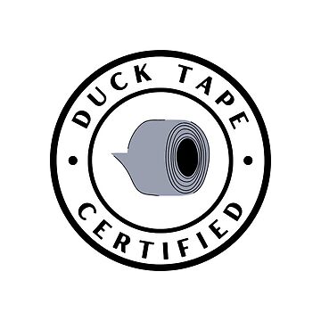 Artwork thumbnail, Duck Tape Certified by Niagara Stickers