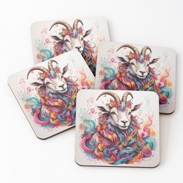 Item preview, Goat doodle art designed and sold by shokA Design.