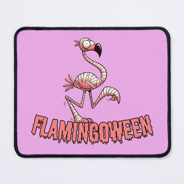 Item preview, Flamingoween Funny Flamingo Mummy Cartoon designed and sold by André Botes.
