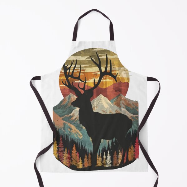 Item preview, Deer Mountains Landscape designed and sold by NicolasGlowArt.