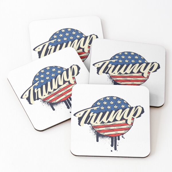 Item preview, Trump USA Great American lettering with USA flag designed and sold by Ecmoprints.