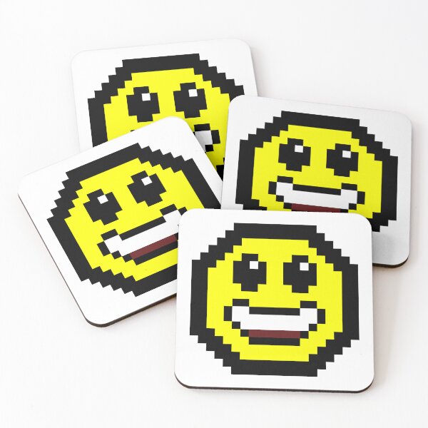 Item preview, Pixel art of smiling face designed and sold by Polux Design.