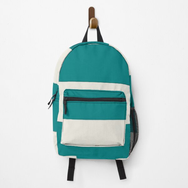 Item preview, Large TEAL GREEN and CREAM HORIZONTAL STRIPES designed and sold by RachelMacht.