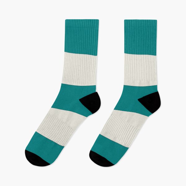 Item preview, Large TEAL GREEN and CREAM HORIZONTAL STRIPES designed and sold by RachelMacht.