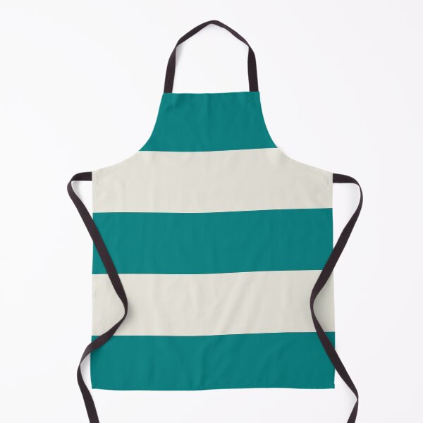 Item preview, Large TEAL GREEN and CREAM HORIZONTAL STRIPES designed and sold by RachelMacht.