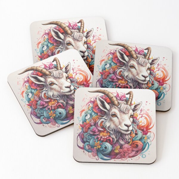Item preview, Goat doodle art designed and sold by shokA Design.