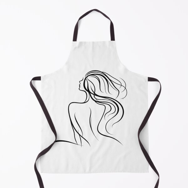 Item preview, One line woman's back drawing, Abstract minimal female single line art designed and sold by MusesWhispers.
