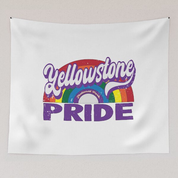 Item preview, Yellowstone National Park Pride Rainbow designed and sold by SmyrnaBuffalo.