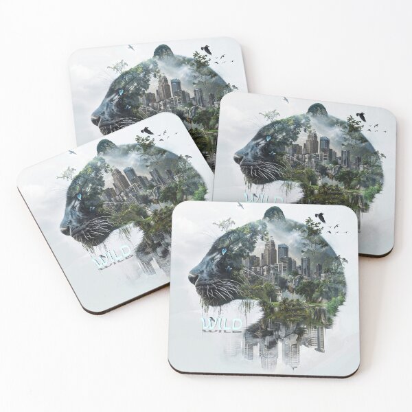 Item preview, Wild life. Tiger, jaguar. The symbiosis of the city and nature designed and sold by Anastasiia Yurevych.