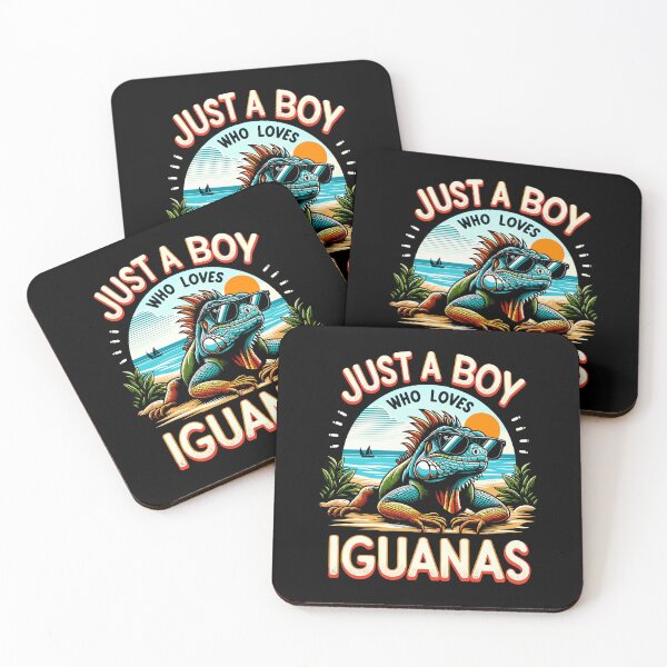 Item preview, Just A Boy Who Loves Iguanas designed and sold by tshirtexpressiv.