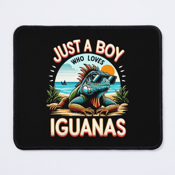 Item preview, Just A Boy Who Loves Iguanas designed and sold by tshirtexpressiv.